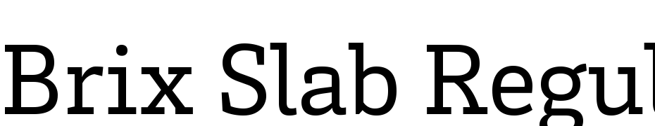 Brix Slab Regular Yazı tipi ücretsiz indir